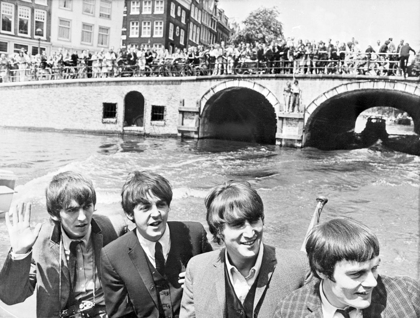 The Beatles, Including Jimmy Nicol, On A Canal Tour In Amsterdam, 1964