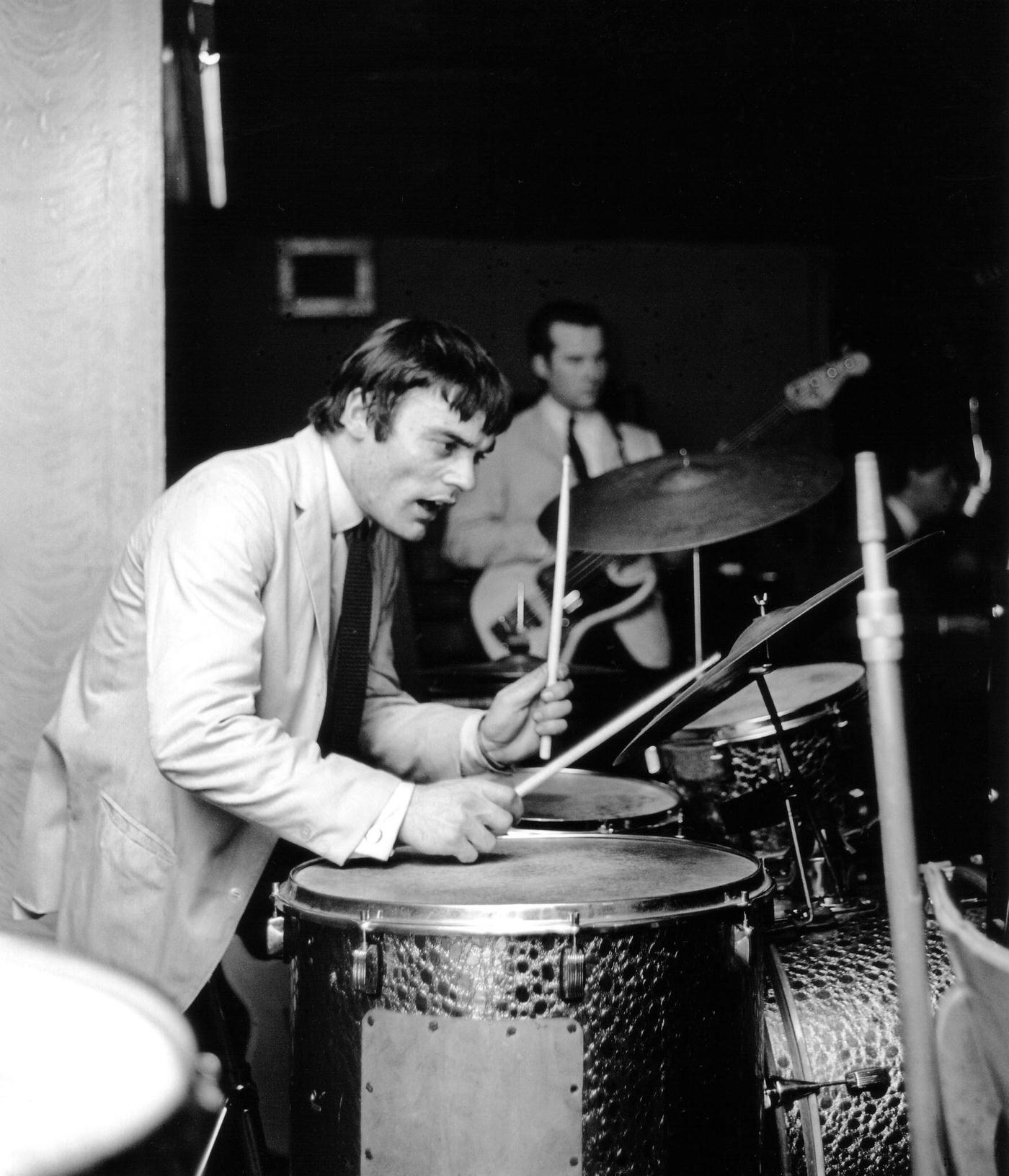 Jimmy Nicol Performing On The Day He Replaced Ringo Starr For Beatles Australia Tour, 1964.