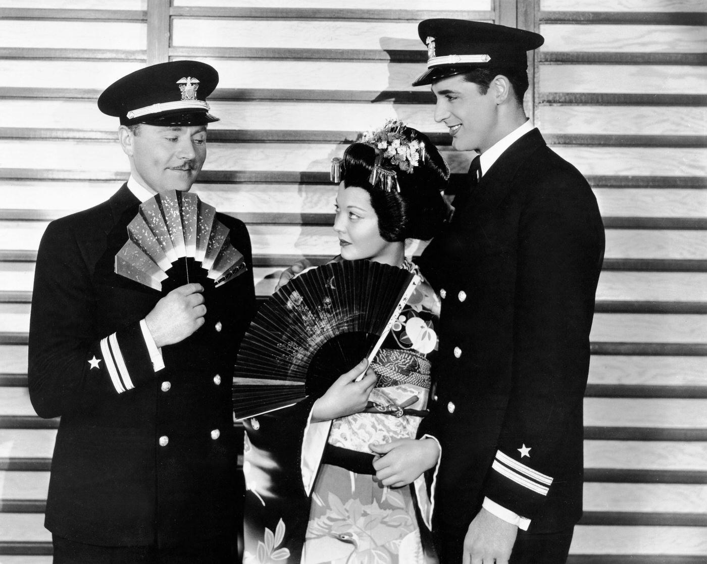 Another Scene From 'Madame Butterfly,' 1932, With Sylvia Sidney And Cary Grant.