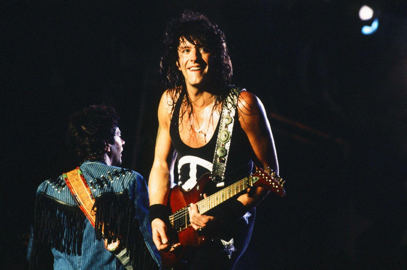 Richie Sambora Of Bon Jovi Performing Live At The Moscow Music Peace Festival 1989