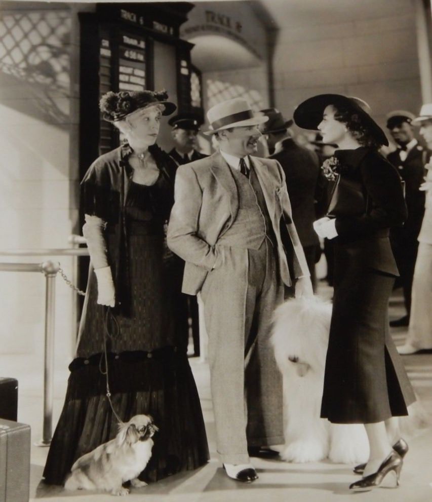 Joan Crawford, Edna May Oliver, And Charles Ruggles In &Amp;Quot;No More Ladies&Amp;Quot;, 1935.