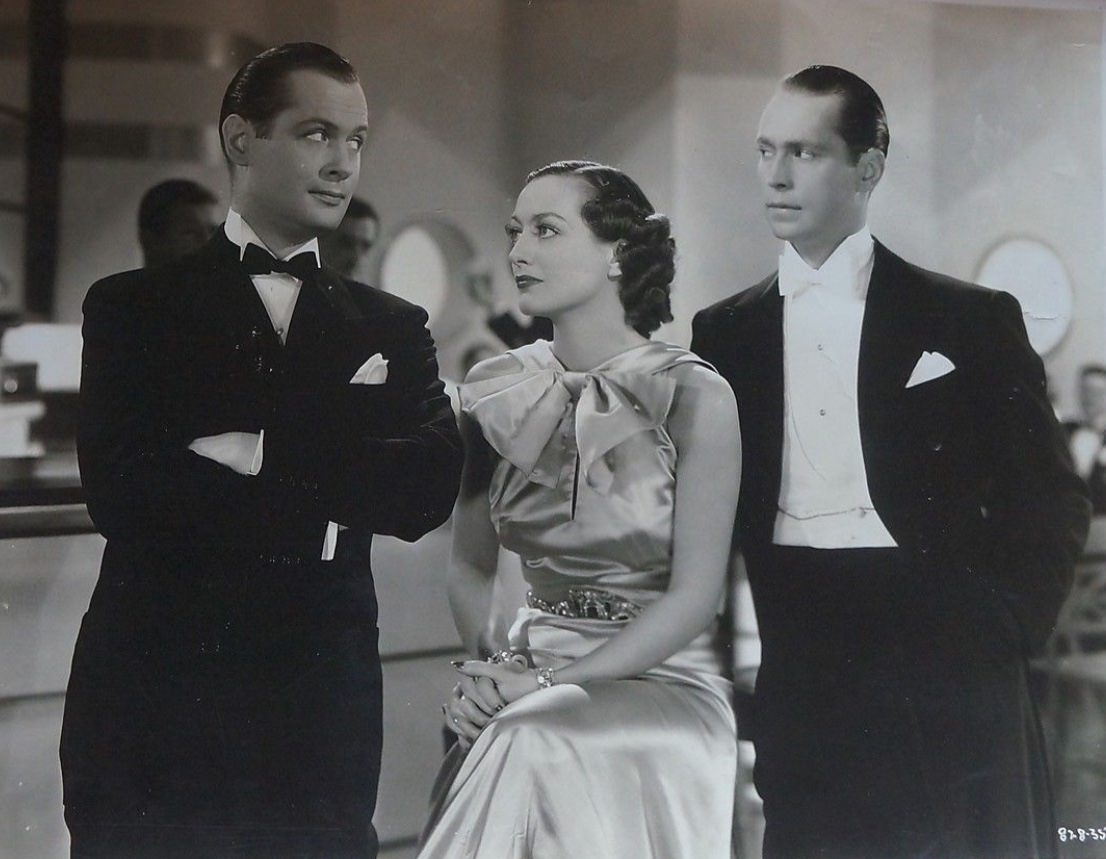Joan Crawford, Robert Montgomery, And Franchot Tone In &Amp;Quot;No More Ladies&Amp;Quot;, 1935.