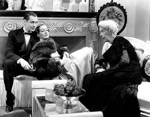 Joan Crawford, Robert Montgomery, And Edna May Oliver In &Amp;Quot;No More Ladies&Amp;Quot;, 1935.