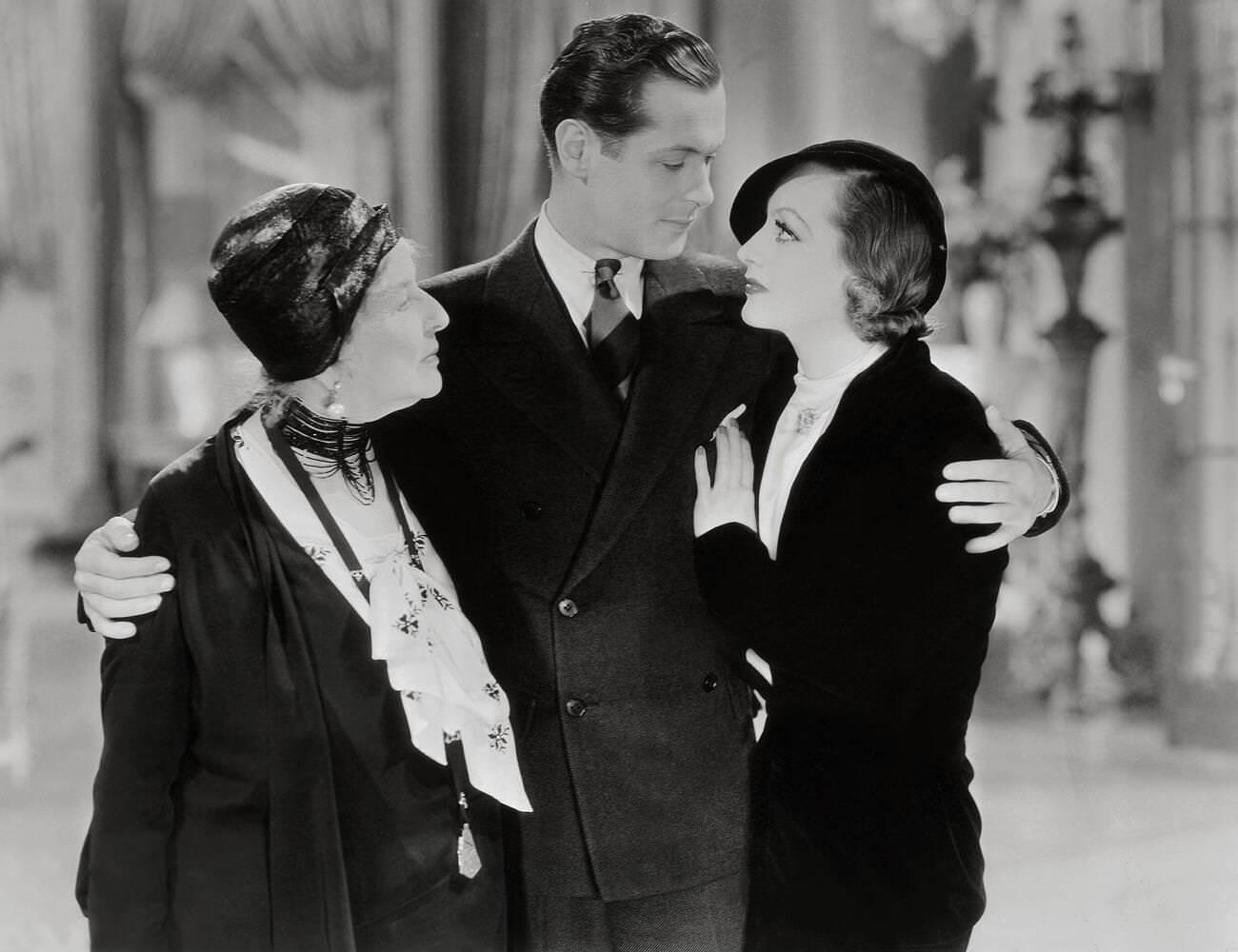 Franchot Tone And Joan Crawford As Jim 'Jimsy Boysie' Salston And Marcia Townsend Warren In &Amp;Quot;No More Ladies&Amp;Quot;, 1935.