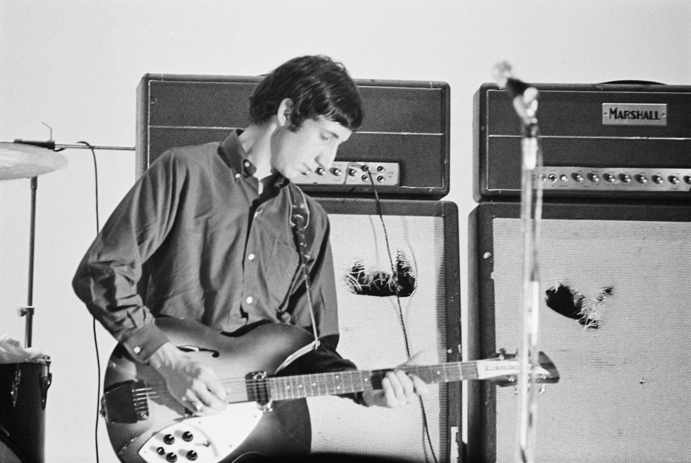 Pete Townshend Performs With The Who In Felixstowe, Suffolk, 1966.