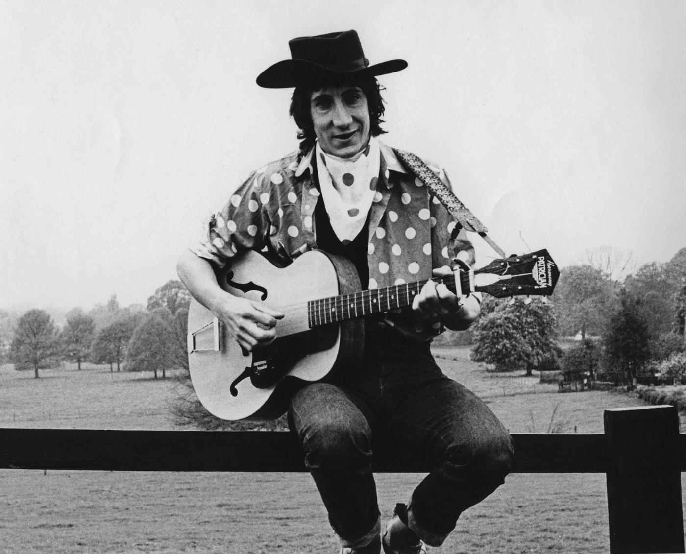 Pete Townshend During The Making Of The Film 'The Lone Ranger' In The United Kingdom, 1968.