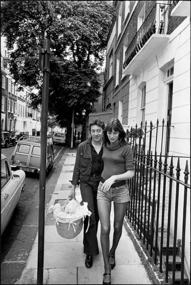 Serge Gainsbourg and Jane Birkin with Their Daughter Charlotte ...