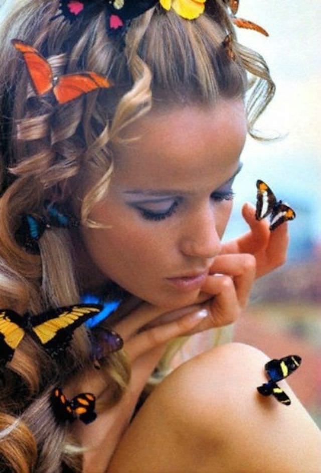 Veruschka And Butterflies In Brazil, 1968
