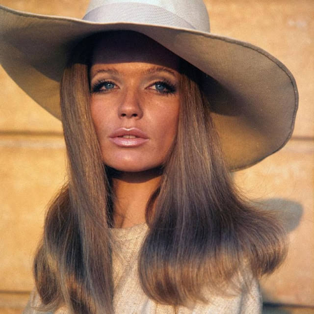 Veruschka In Hat By Venturi, Rome, 1969