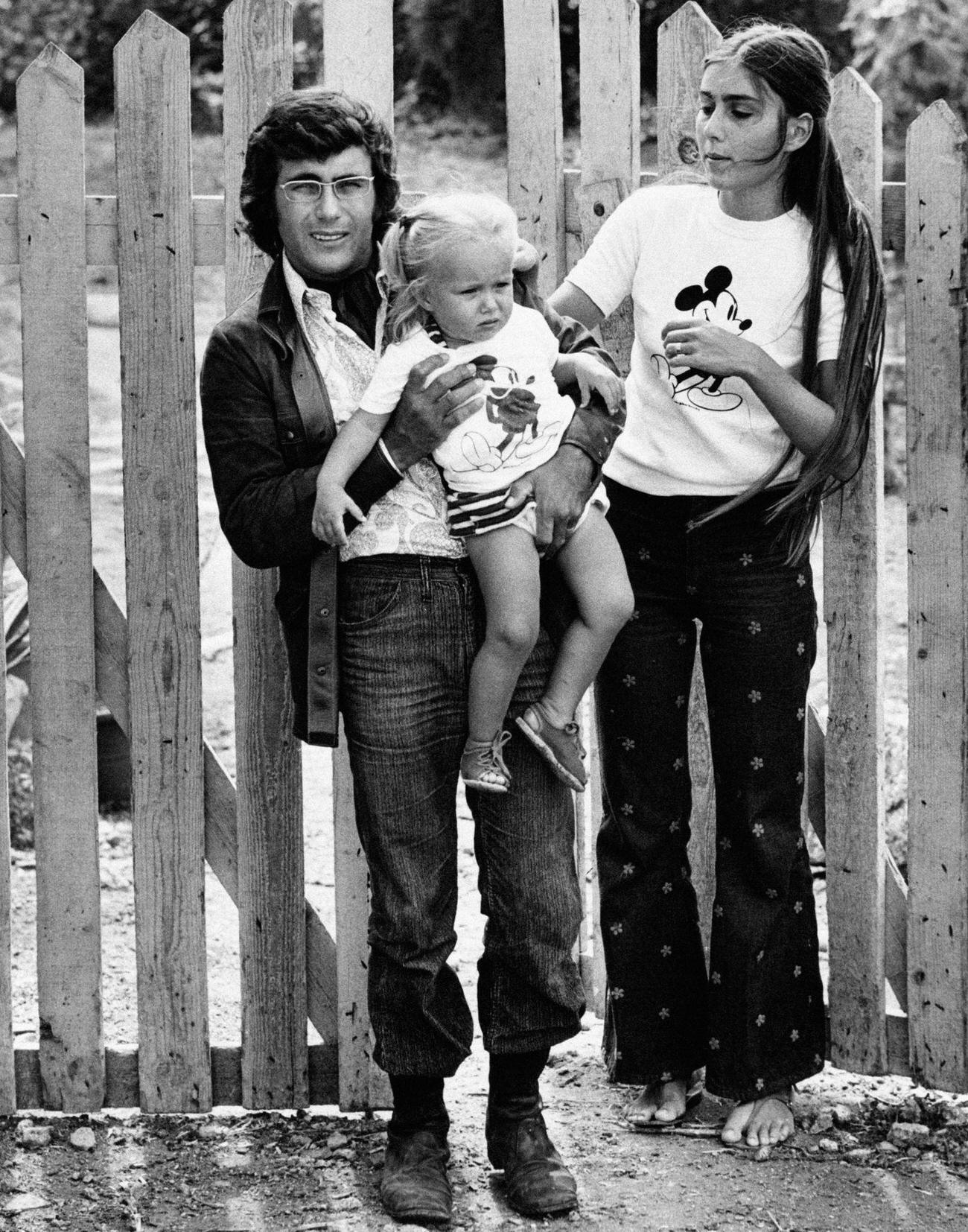 Al Bano And Romina Power With Daughter Ylenia Carrisi In Cellino San Marco, 1970S.