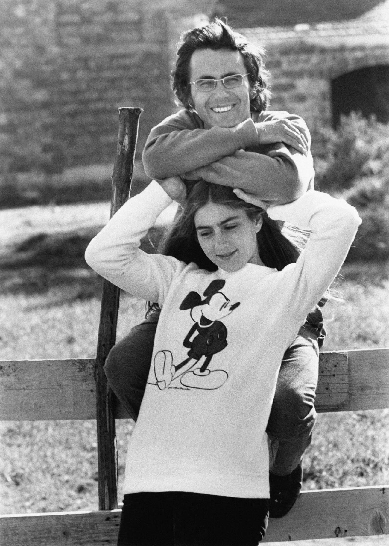 Al Bano And Romina Power In A Tender Moment In Cellino San Marco, 1971.