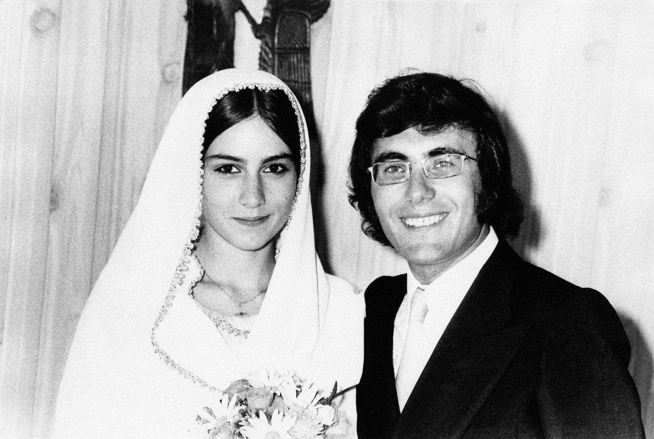 Al Bano And Romina Power Smiling On Their Wedding Day, Cellino San Marco, 1970.