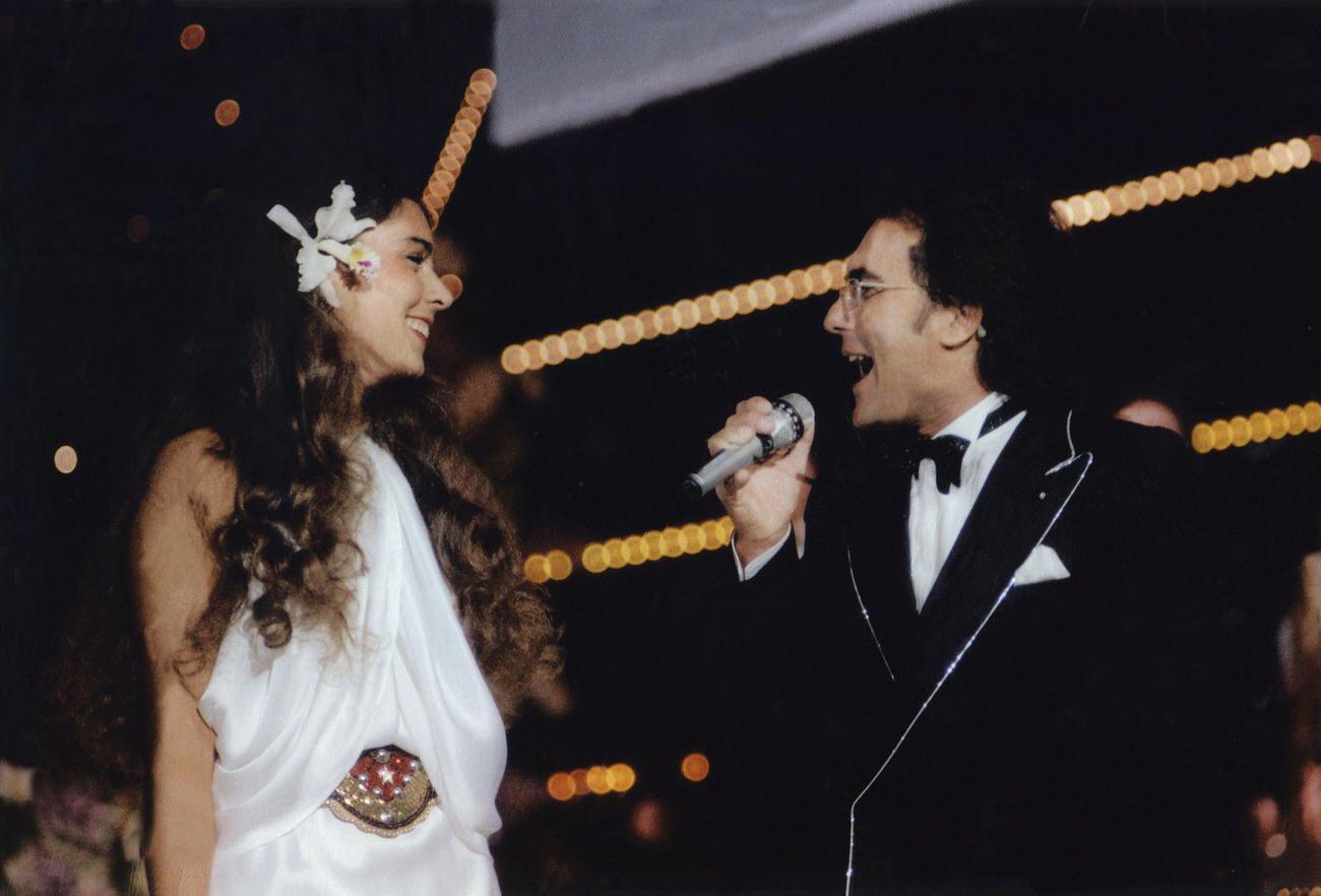Al Bano And Romina Power At Sanremo Music Festival, Winning With &Amp;Quot;Ci Sarà,&Amp;Quot; 1984.