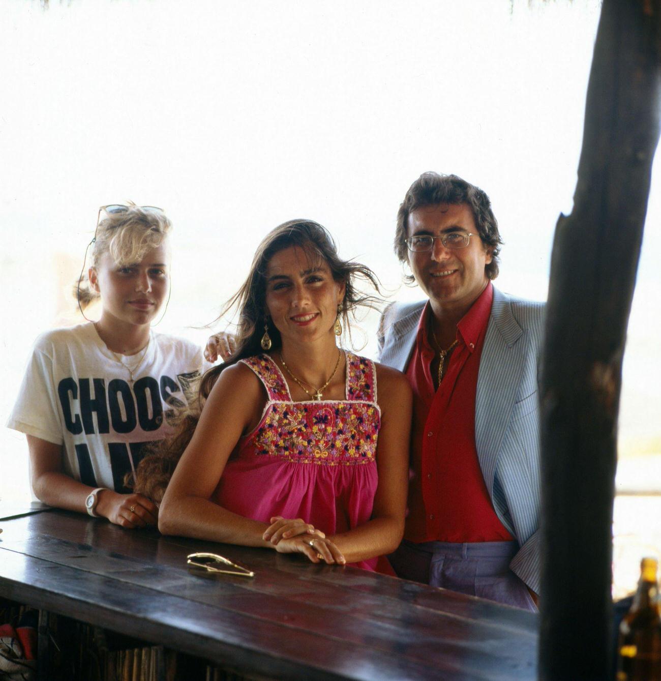 Romina Power With Al Bano And Daughter Ylenia Carrisi, Early 1990S.