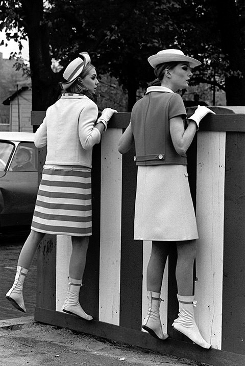 André Courrèges, Ensemble, Photographed By Pierre Boulat For Life, 1965