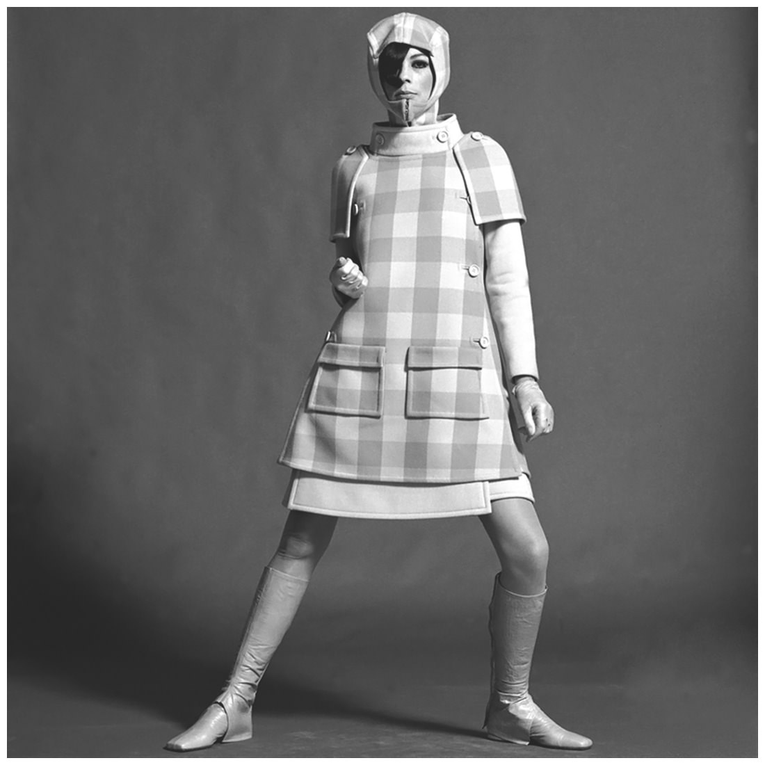 André Courrèges, Ensemble, Photographed By John French, 1960S