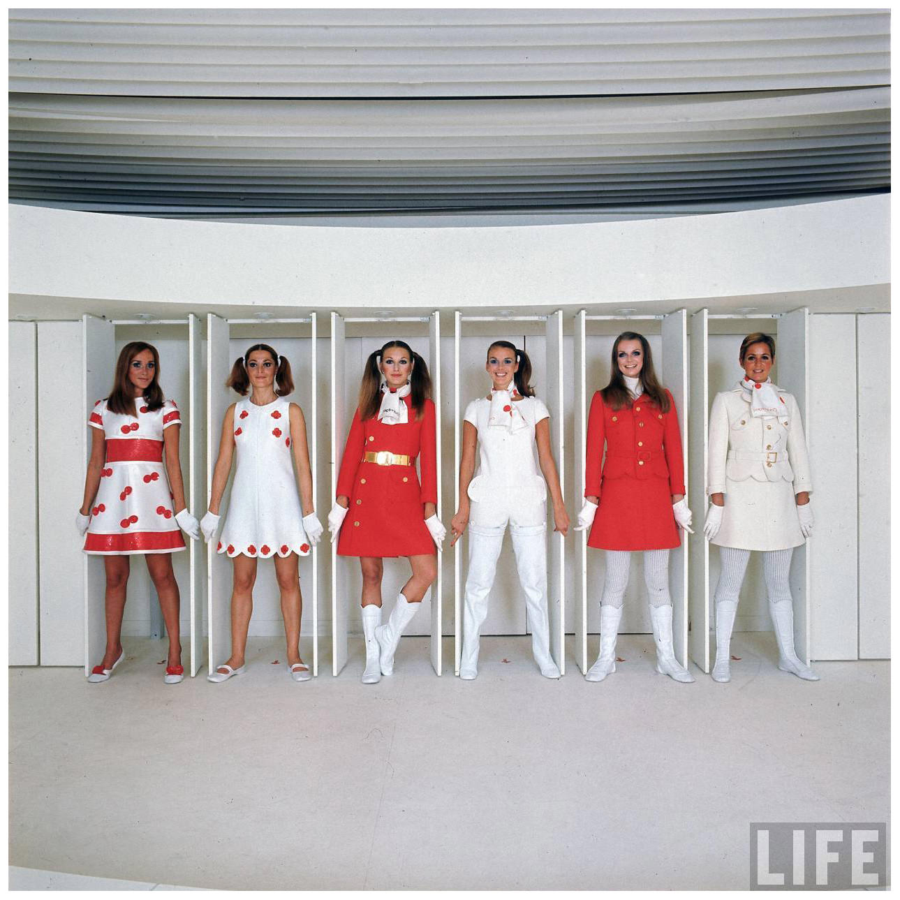André Courrèges, Ensembles And Dresses, Photographed By Bill Ray, 1968
