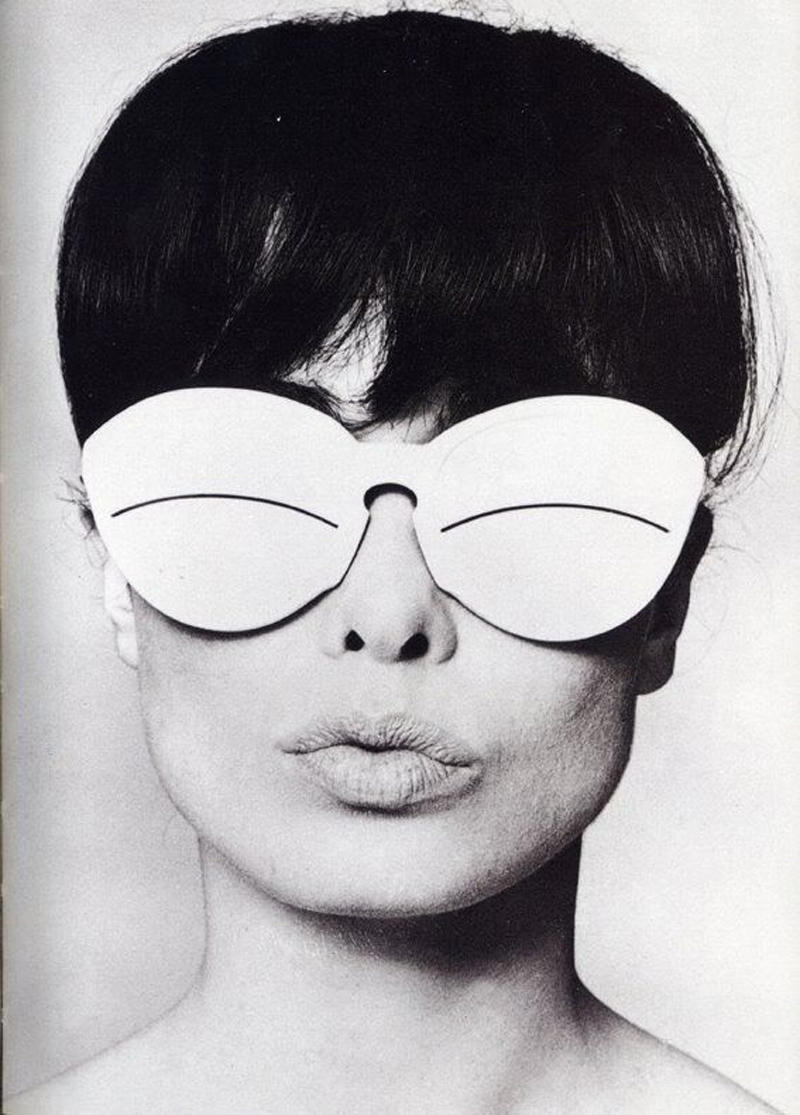 André Courrèges, Sunglasses, Photographed By Peter Knapp, 1965