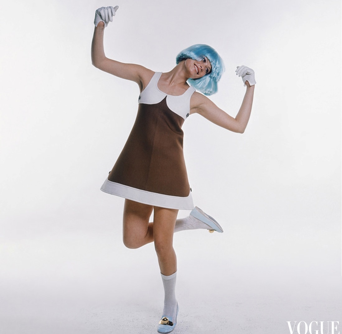 André Courrèges, Dress, Photographed By Bert Stern For Vogue, 1967