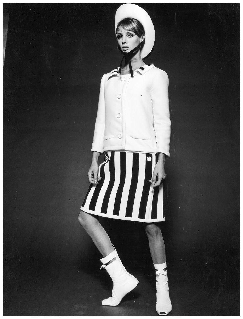André Courrèges, Mini-Dress, Photographed By F.c. Gundlach, 1965