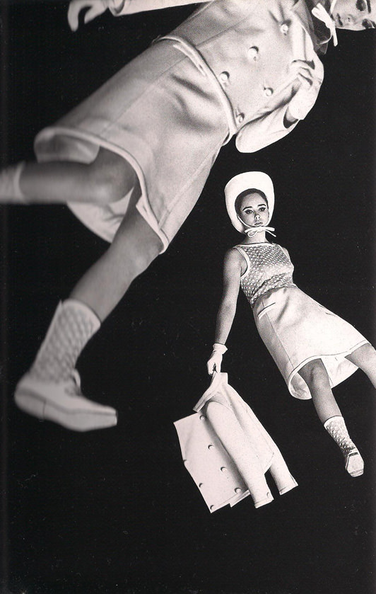 André Courrèges, Ensembles, Photographed By Peter Knapp For Elle, 1965
