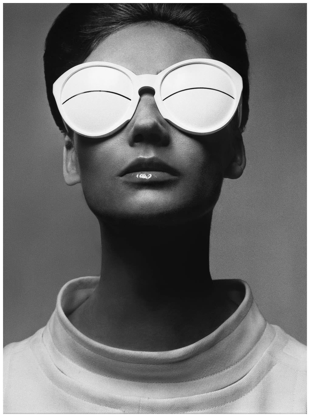 Simone D’aillencourt In André Courrèges Sunglasses, Photographed By Richard Avedon, 1965