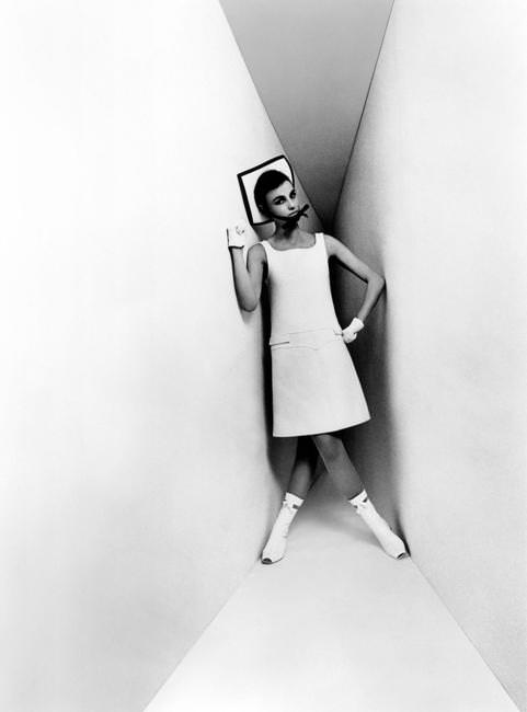 André Courrèges, Dress, Photographed By William Klein, 1965