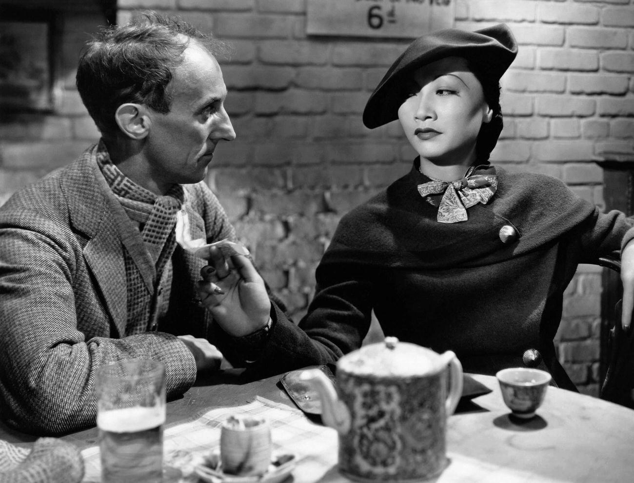 Anna May Wong And John Rogers In A Scene From &Amp;Quot;Limehouse Blues&Amp;Quot;, 1930S