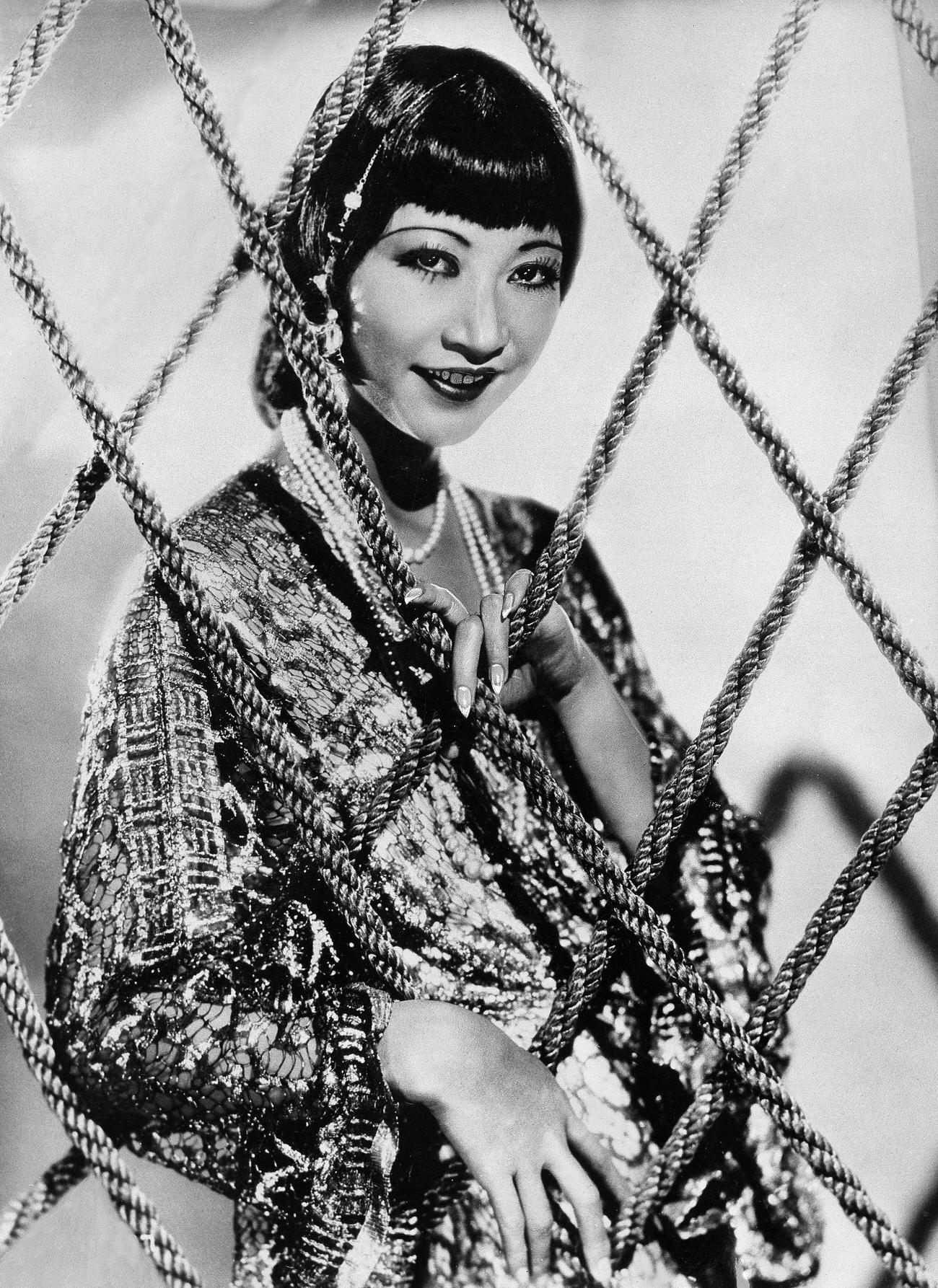 Anna May Wong In A Glitter Blouse, 1932.