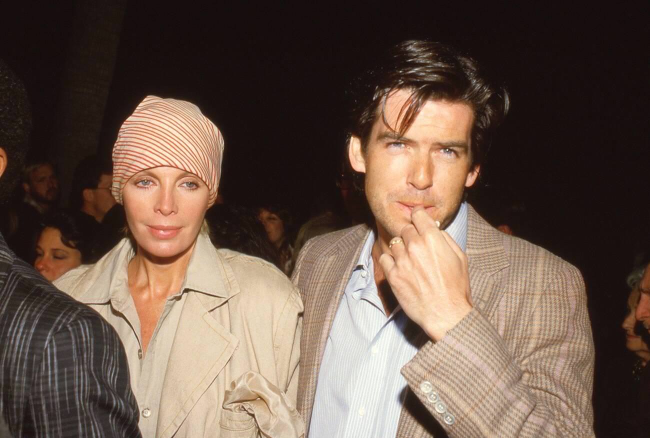 Pierce Brosnan And Cassandra Harris Circa 1990.