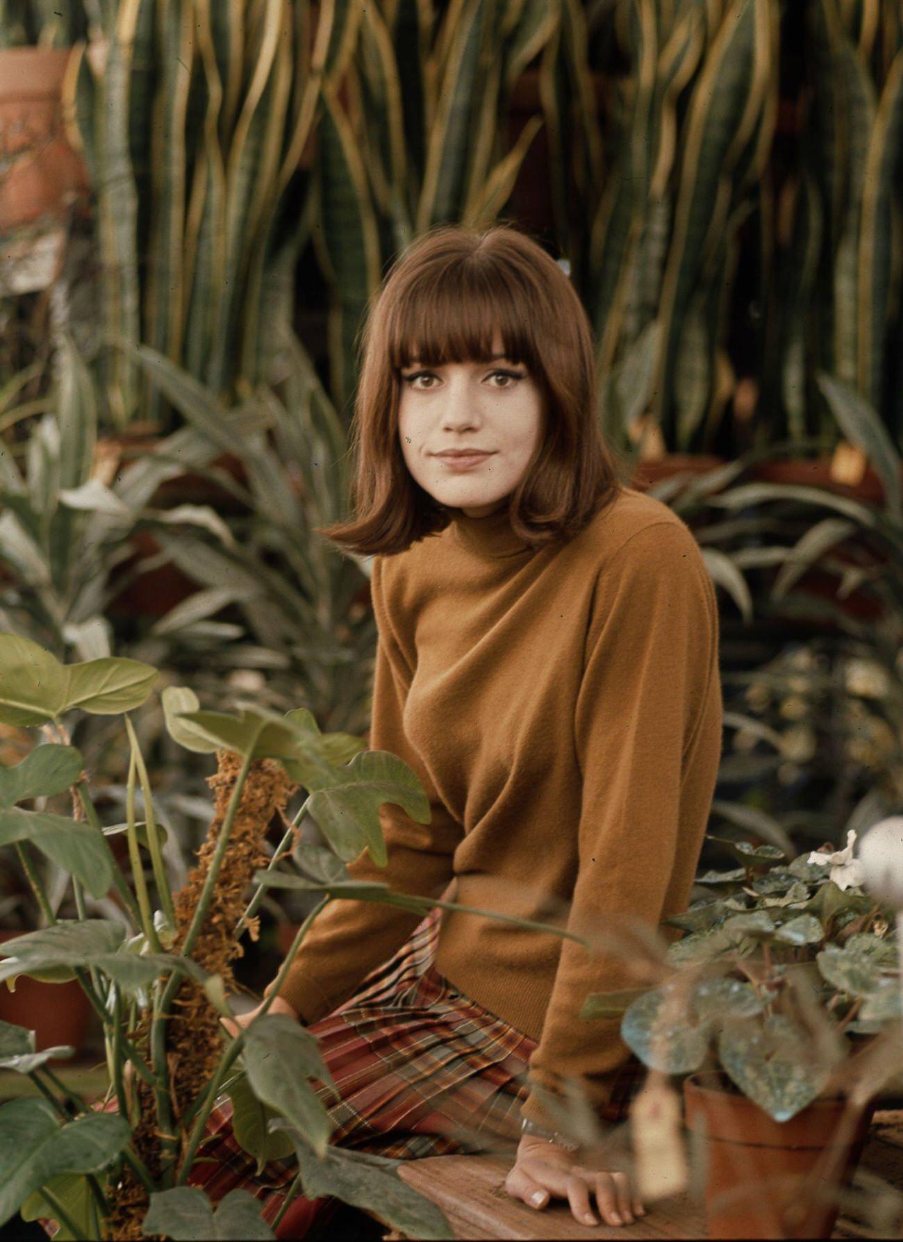 Catherine Spaak In Rome, Italy, October 1966.
