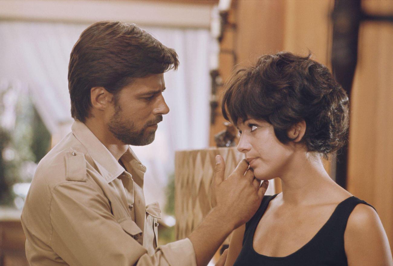 Catherine Spaak And Jean Sorel In 'A Complicated Girl', Rome, 8Th October 1968.