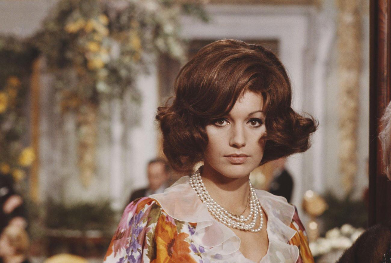 Catherine Spaak With A Pearl Necklace, Circa 1967.