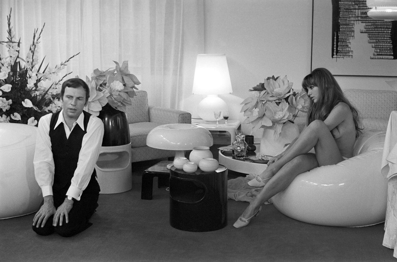 Catherine Spaak And Jean-Louis Trintignant In 'The Libertine', 1968.