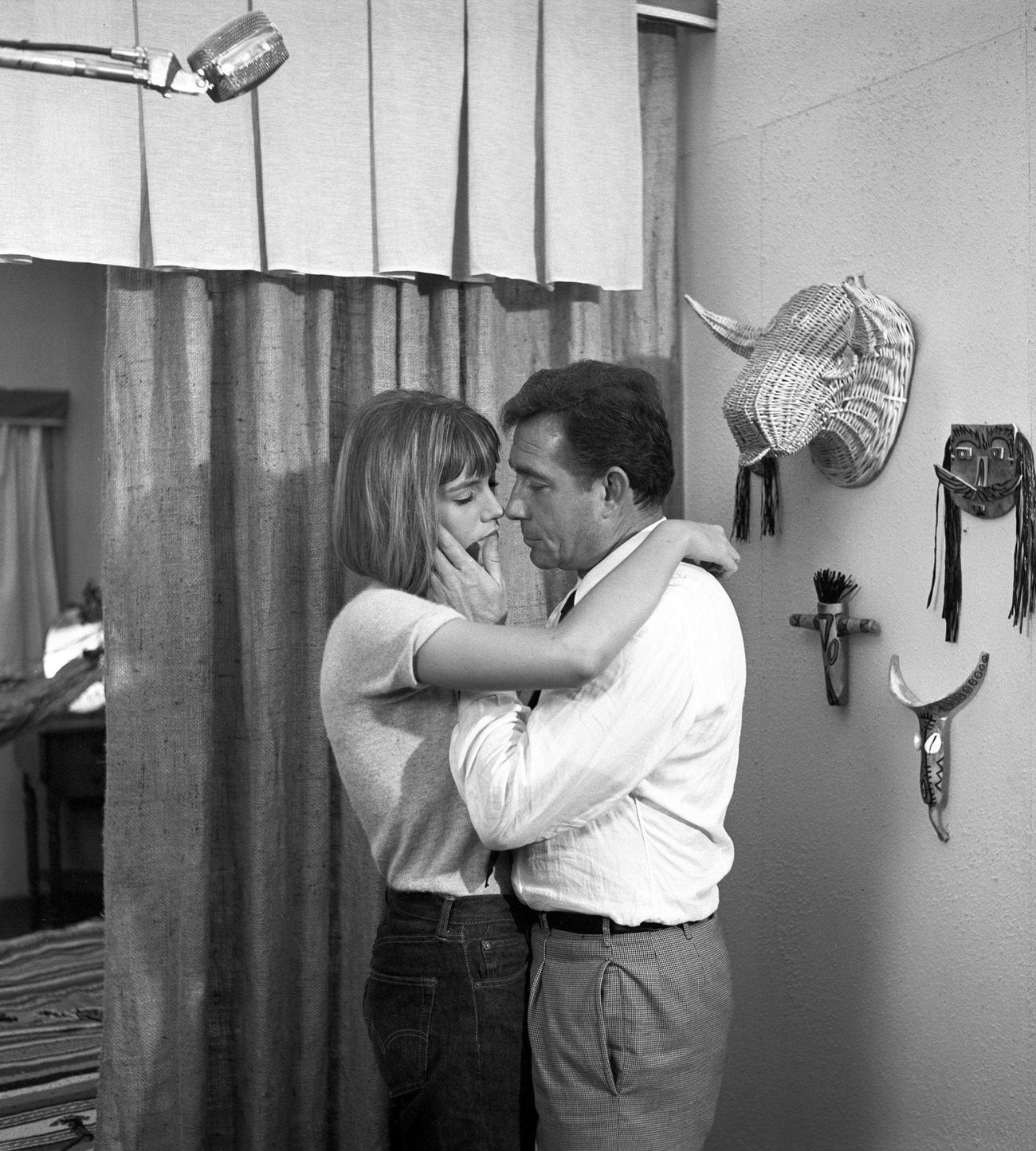 Ugo Tognazzi And Catherine Spaak In 'Crazy Desire', 1962.