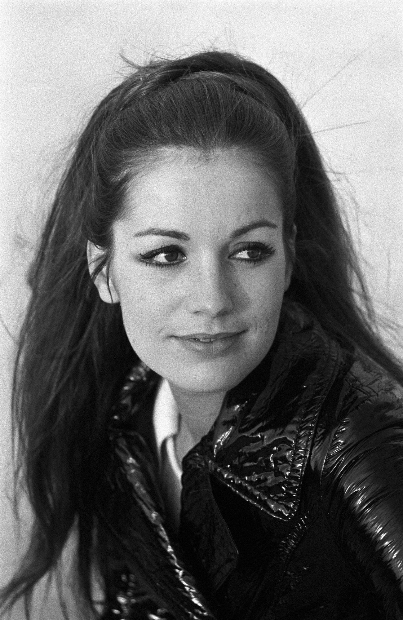 Catherine Spaak Smiling, Rome, 1969.