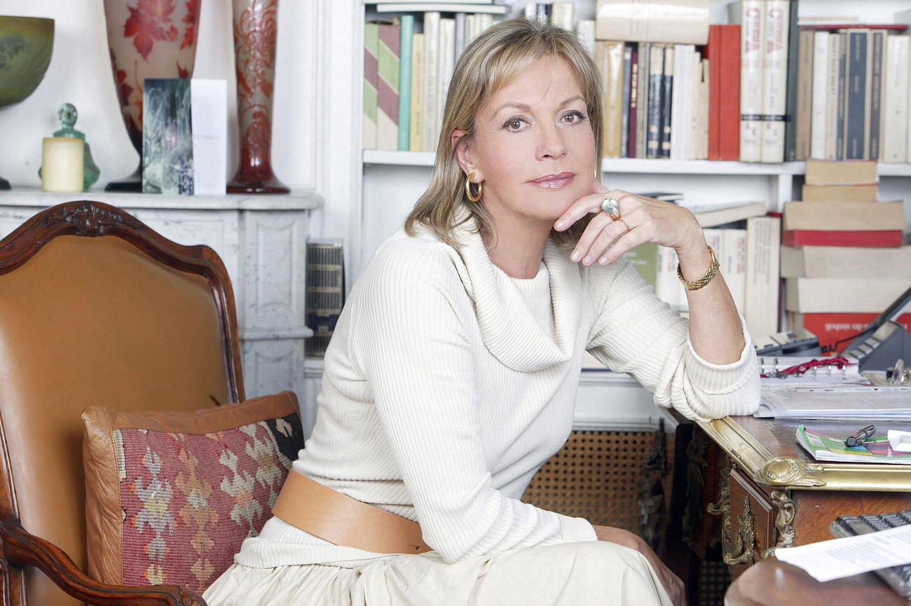 Catherine Spaak In Her Study, Rome, 2004.