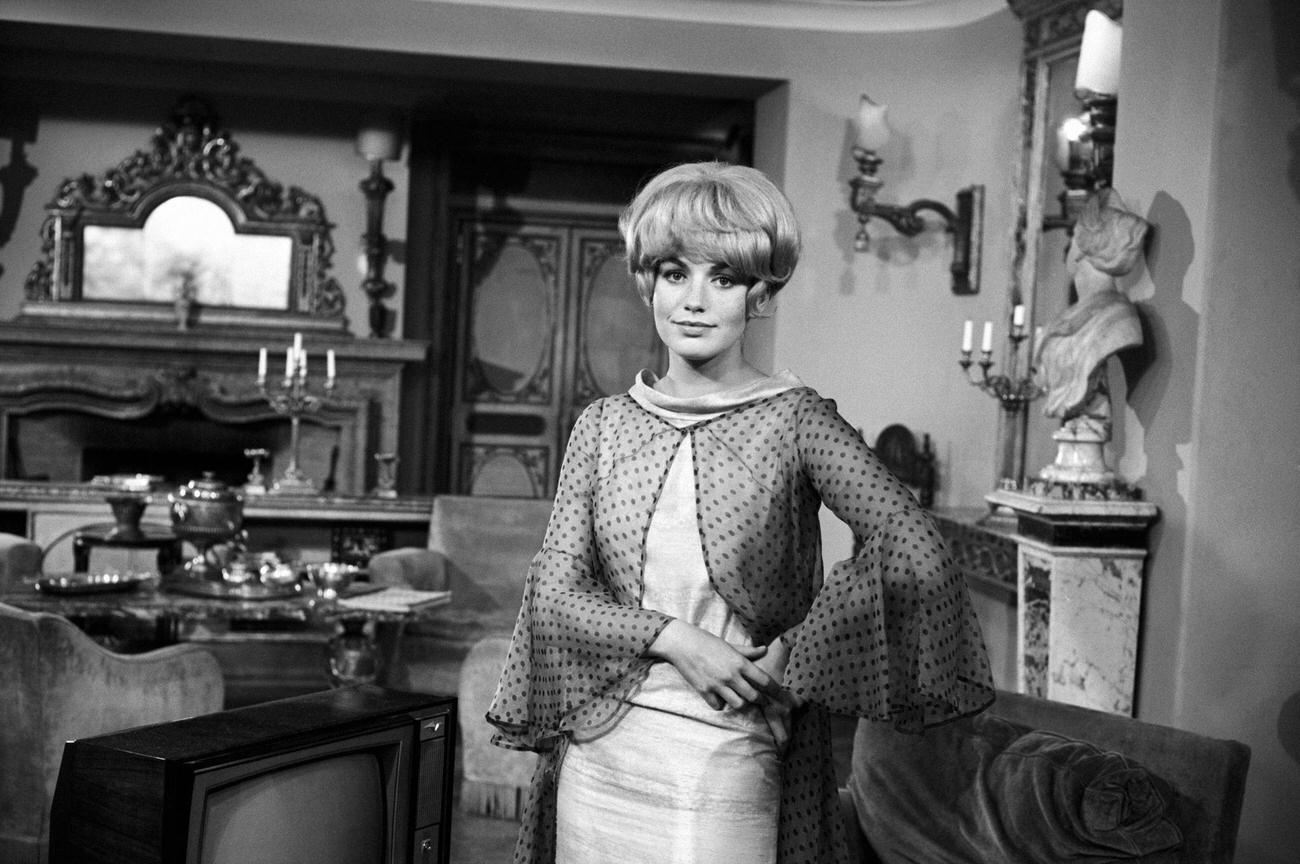 Catherine Spaak Smiling, Rome, 1966.