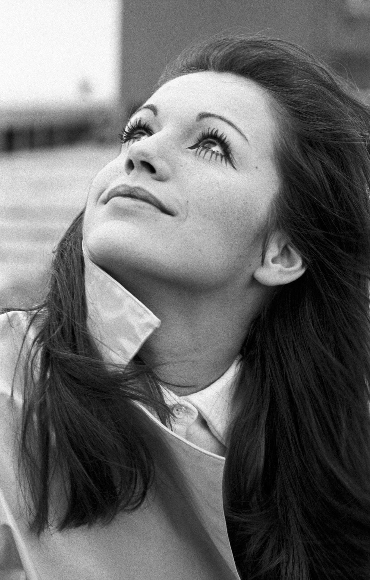 Catherine Spaak Looking Up, 1968.