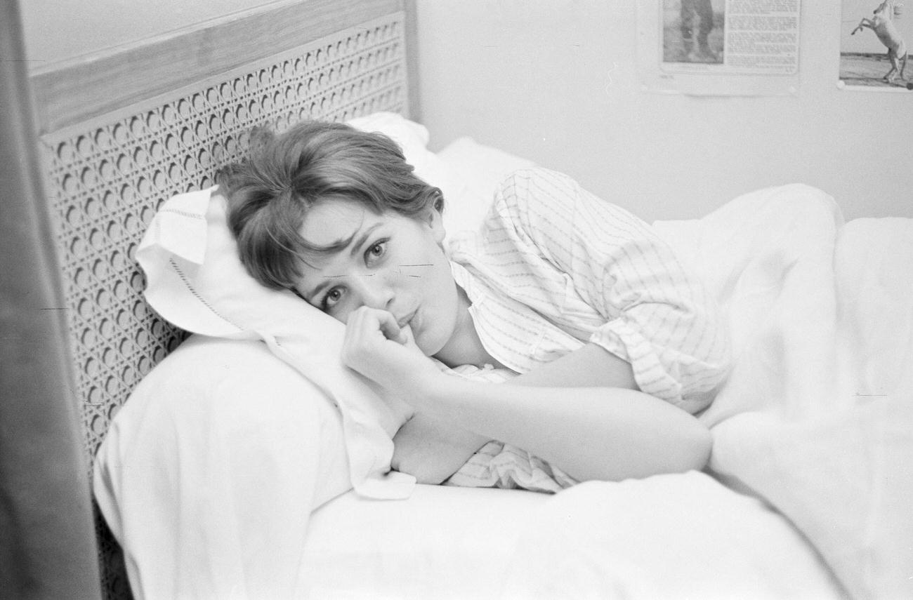 Catherine Spaak In Paris, March 1961.