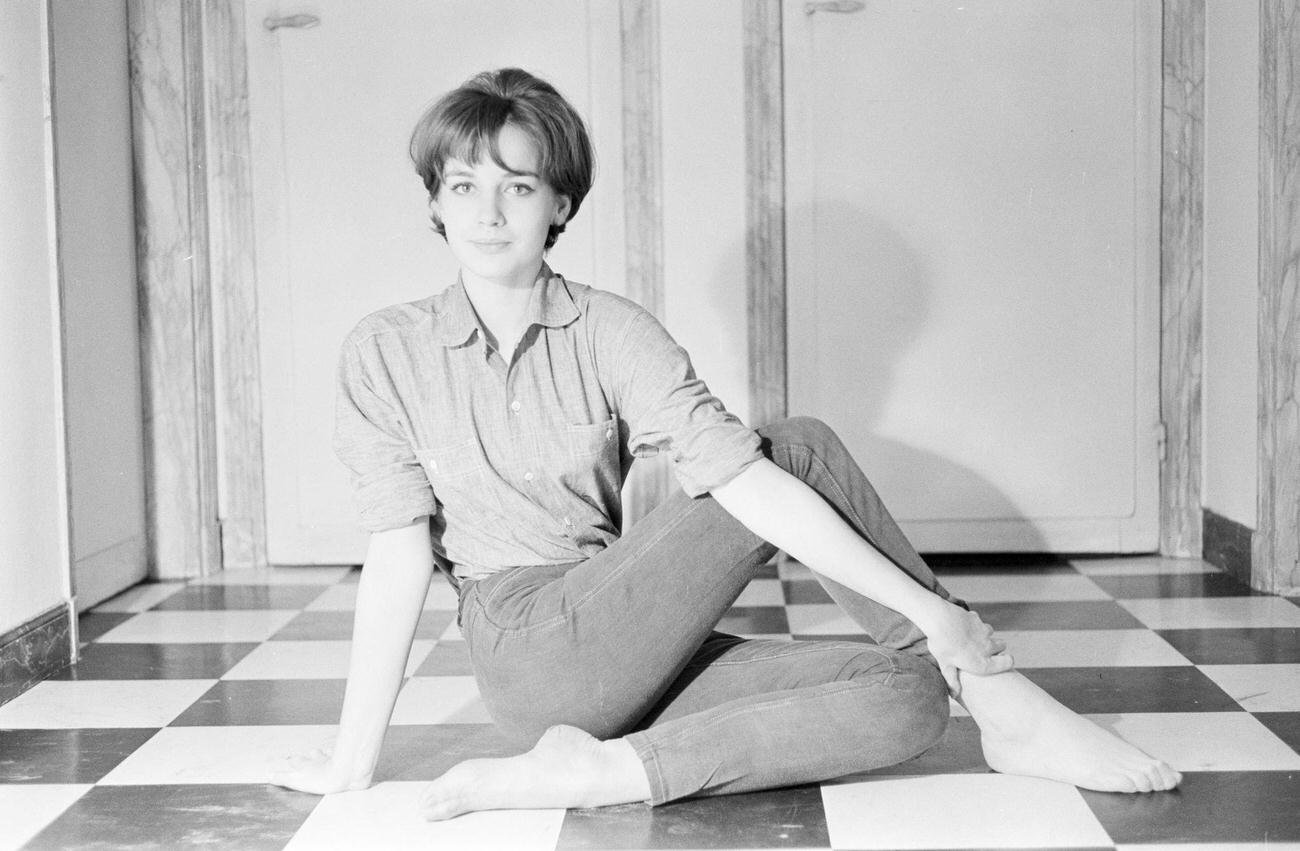 Catherine Spaak In Paris, March 1961.