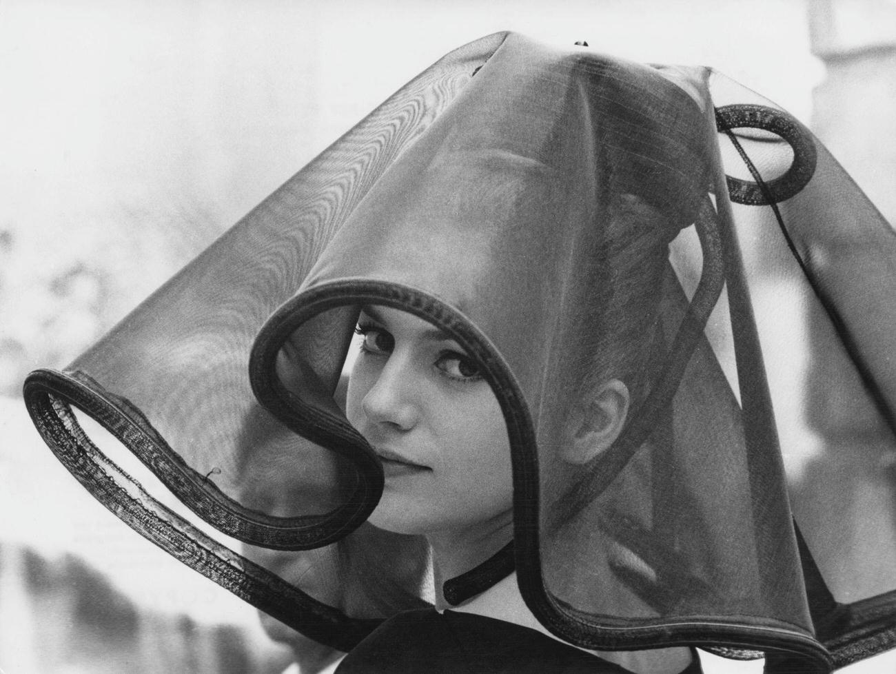 Catherine Spaak During The Filming Of 'Tre Notti D'Amore' In Italy, 1964.