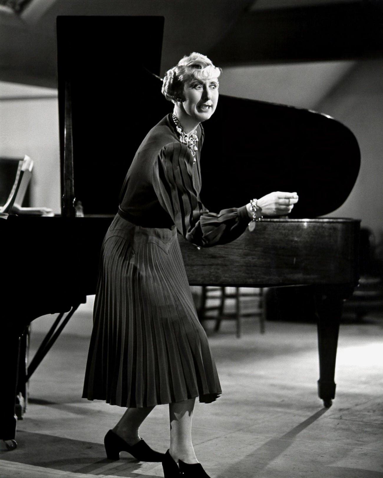 Charlotte Greenwood In A Scene From 'Star Dust'.