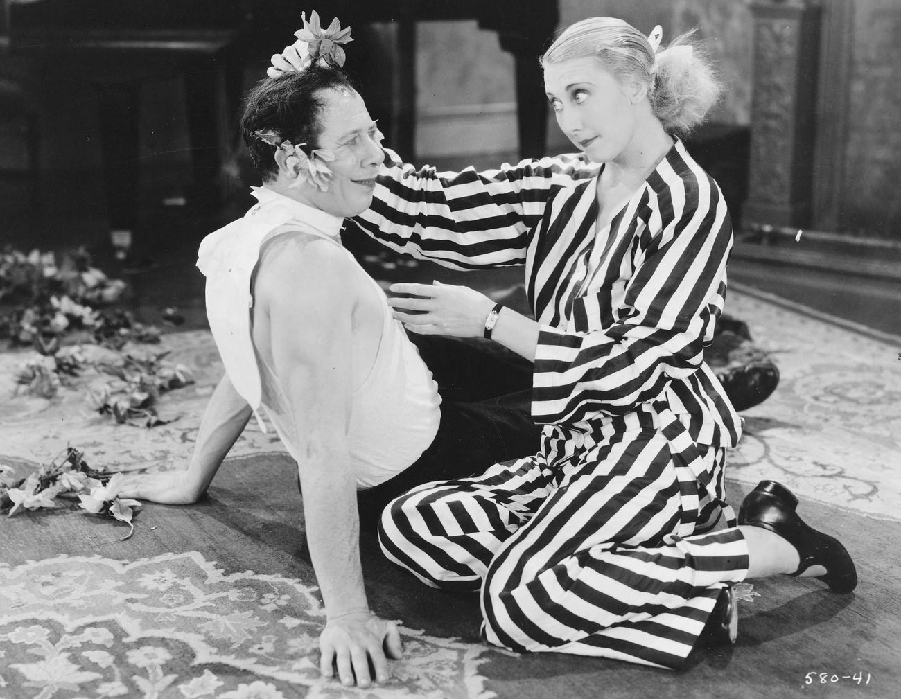 Charlotte Greenwood And Bert Lahr 'Flying High'.