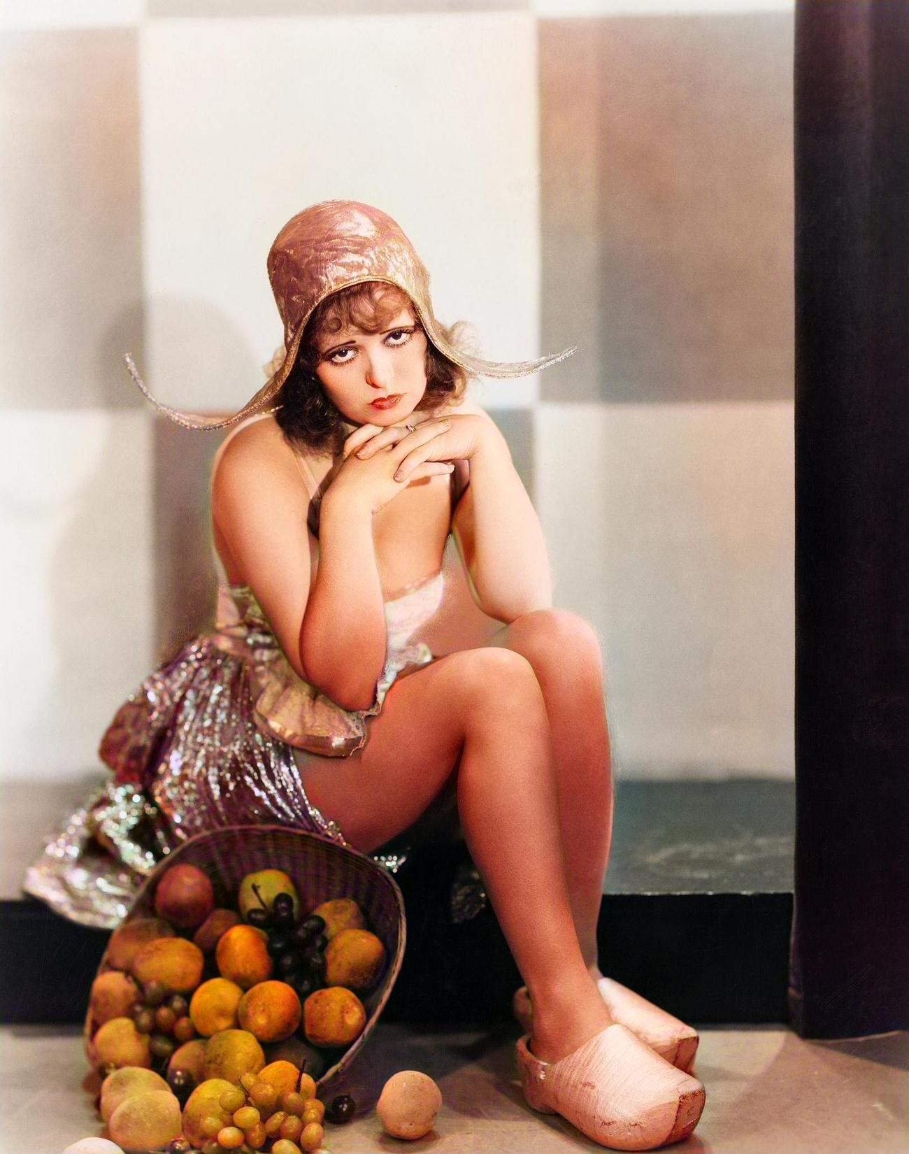 Clara Bow In A Dutch Girl Style Outfit, 1920S