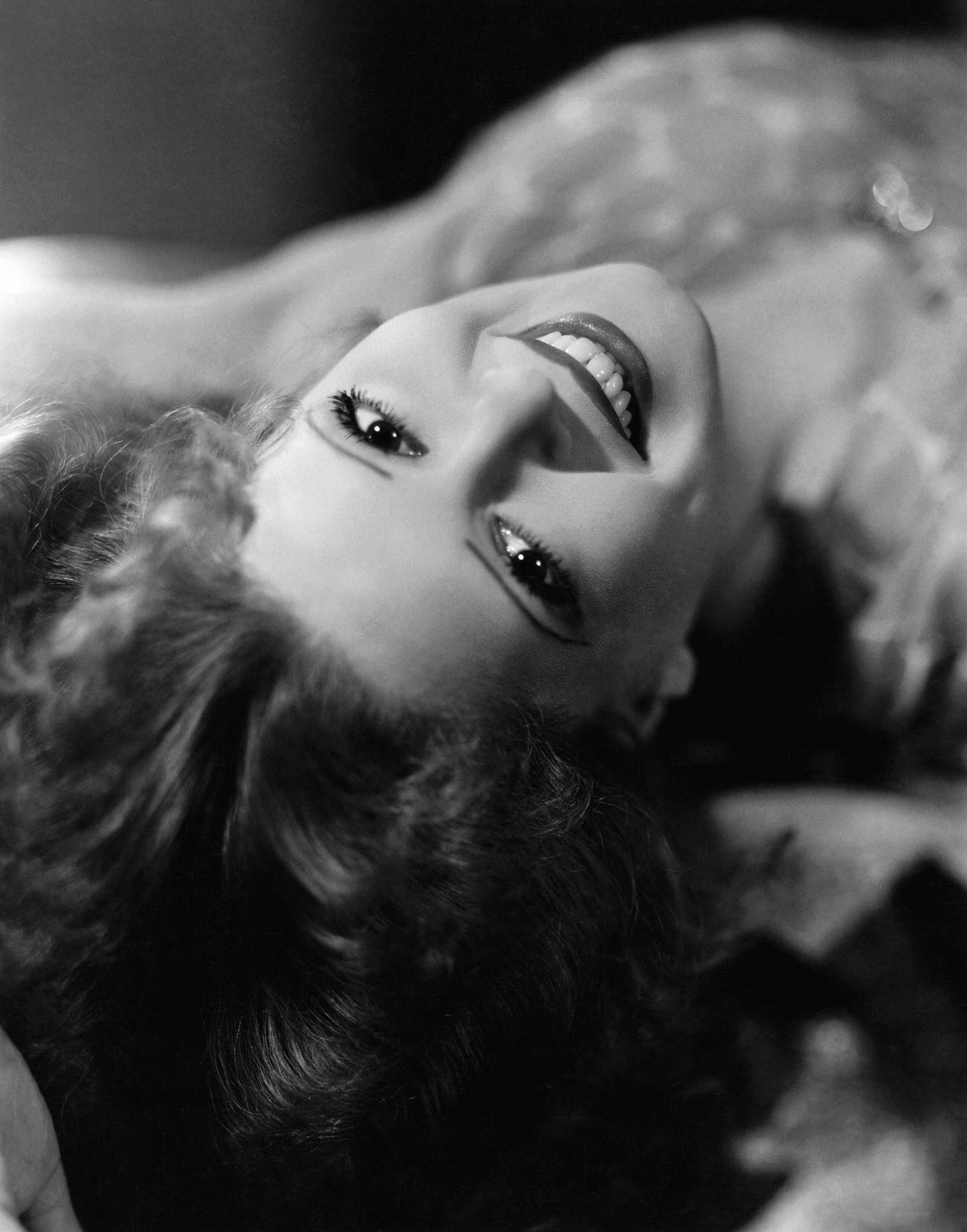 Clara Bow Smiling While Lying Down, 1920S