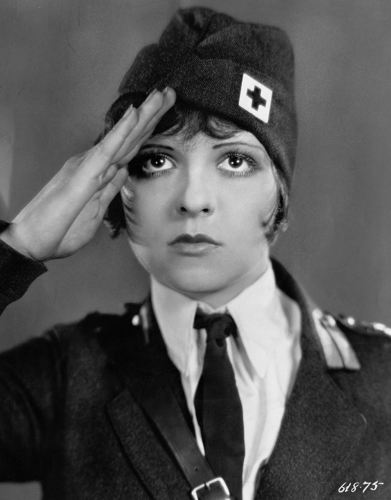 Clara Bow As Mary Preston In 'Wings', 1927.