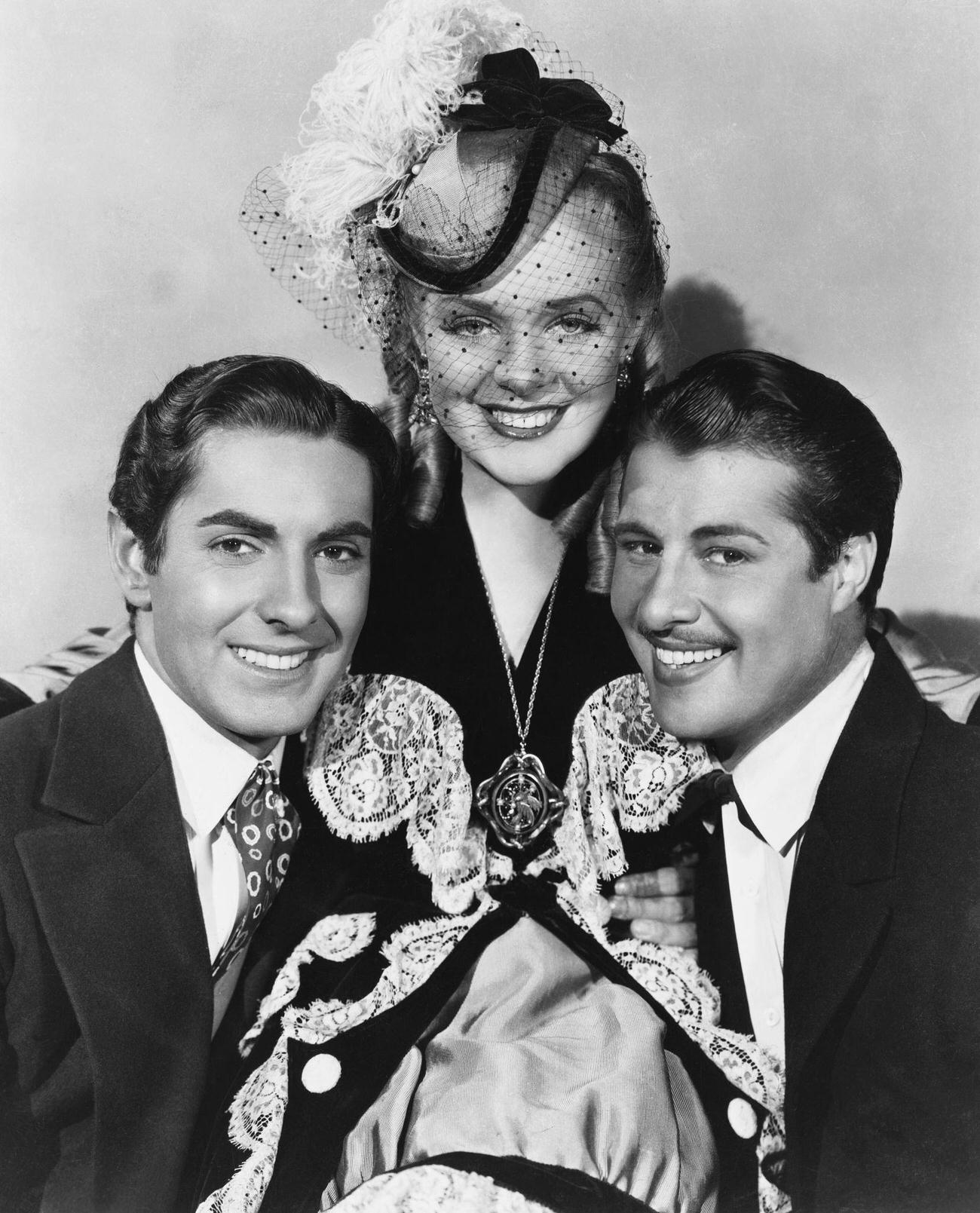 Tyrone Power, Alice Faye, And Don Ameche In The 1937 Film &Amp;Quot;In Old Chicago.&Amp;Quot;