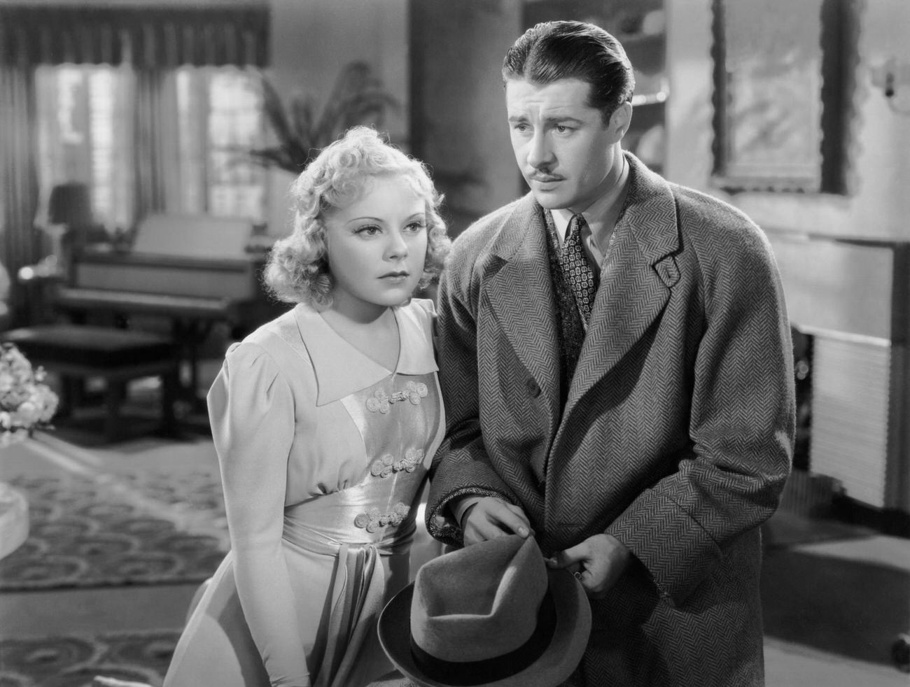 Sonja Henie And Don Ameche In &Amp;Quot;Happy Landing,&Amp;Quot; 1938.