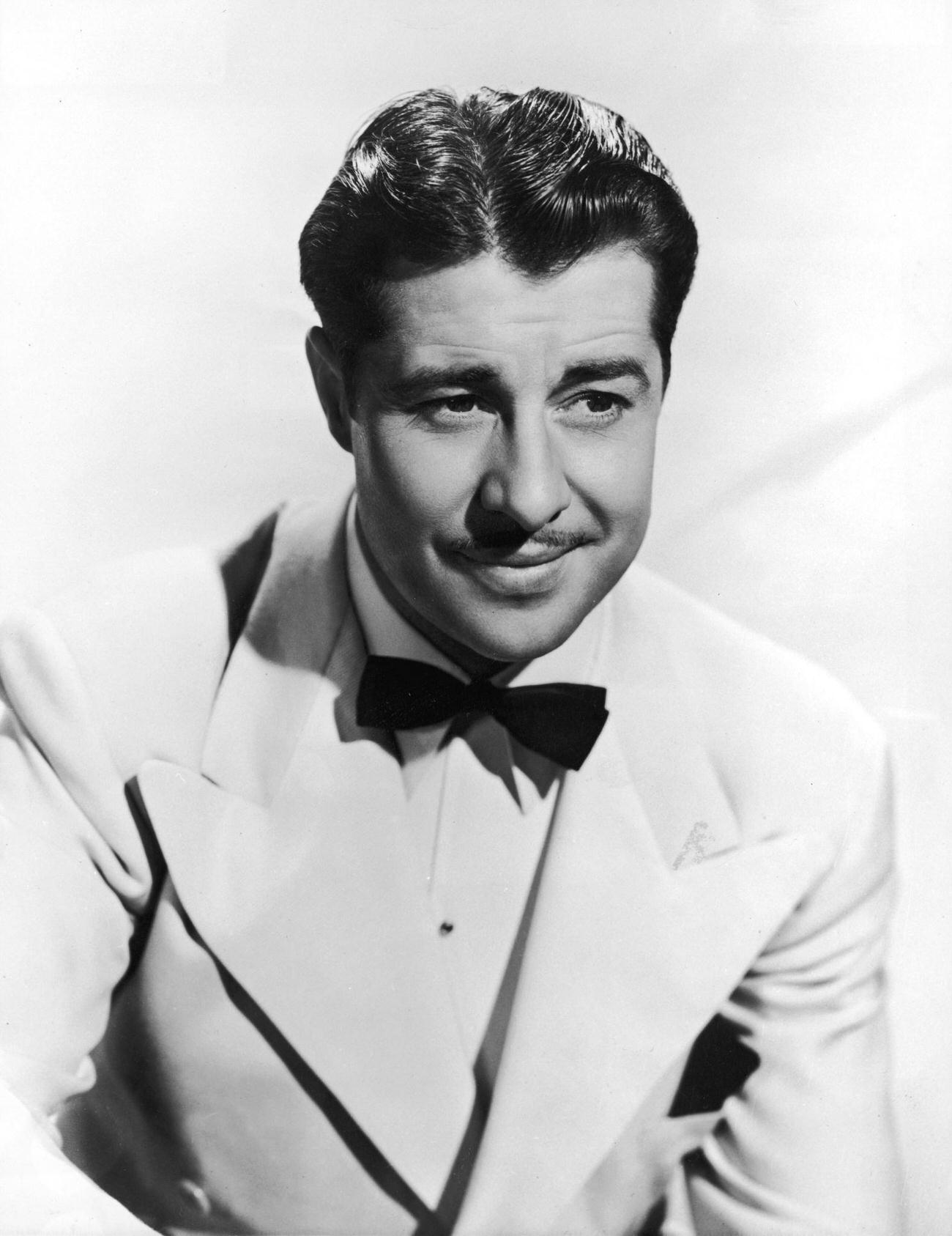 Promotional Studio Portrait Of American Actor Don Ameche, 1940S.